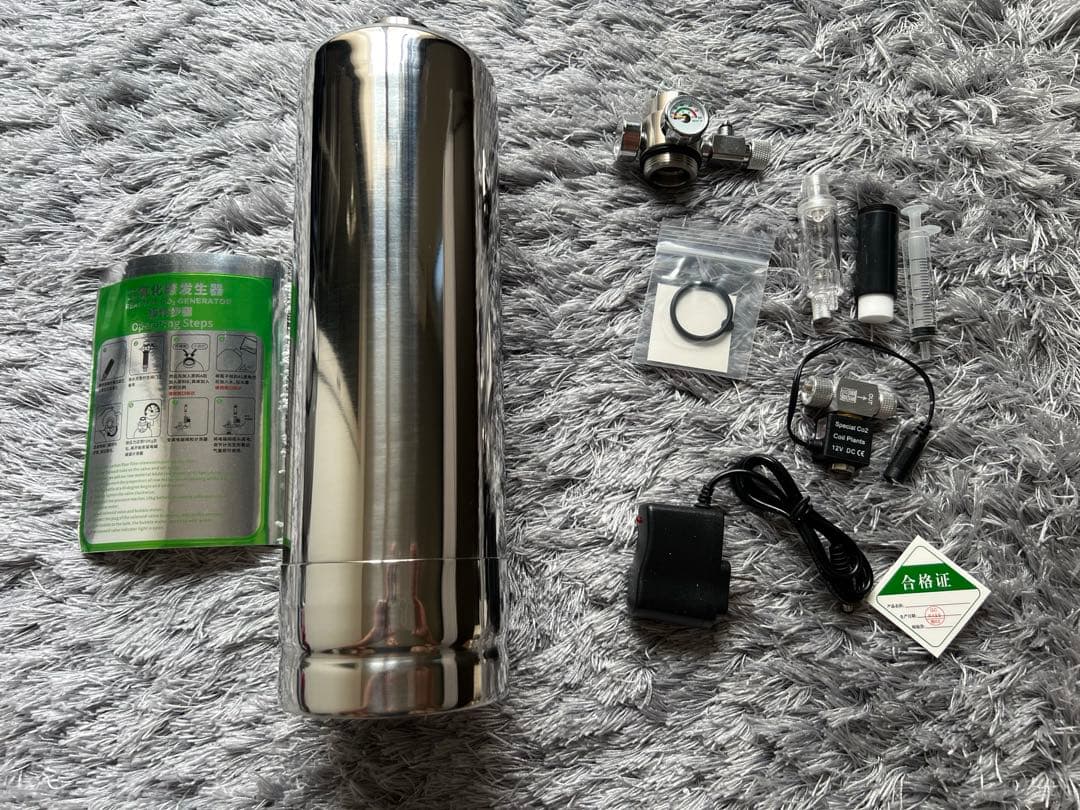 ★新品★化学反応式CO2ジェネレーター（電磁弁含むフルセット）　大容量２リットル