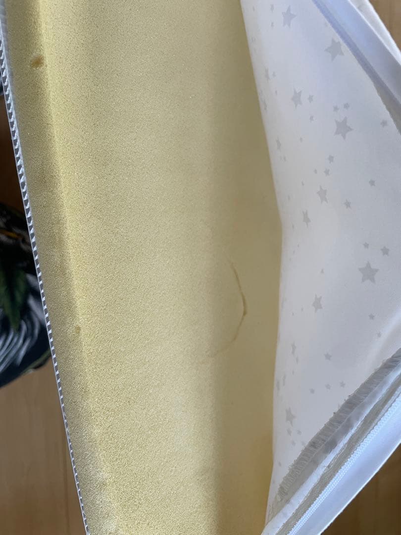 HZDMJ ベビーベッド グレー メッシュカバー付き