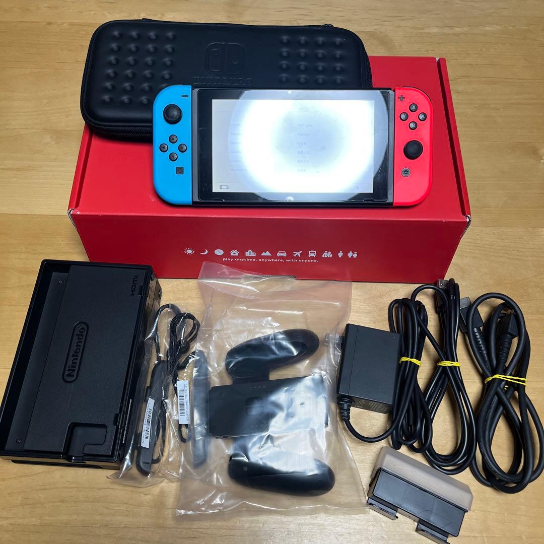 Nintendo Switch 赤/青 本体 + 付属品