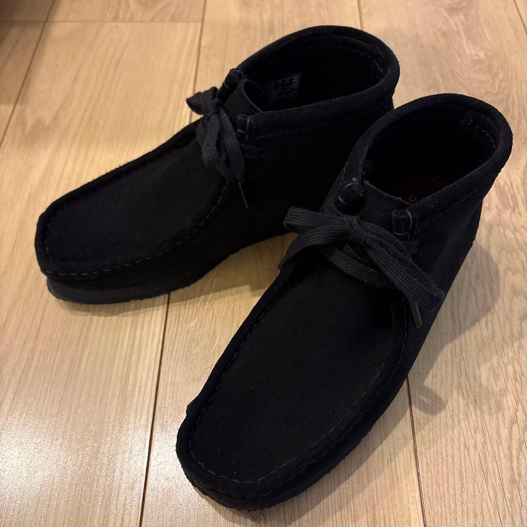 クラークス ワラビー ブラック