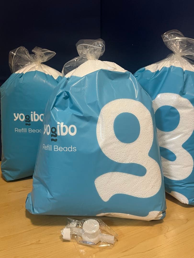 Yogibo リフィルビーズ 3袋セット 750g×3