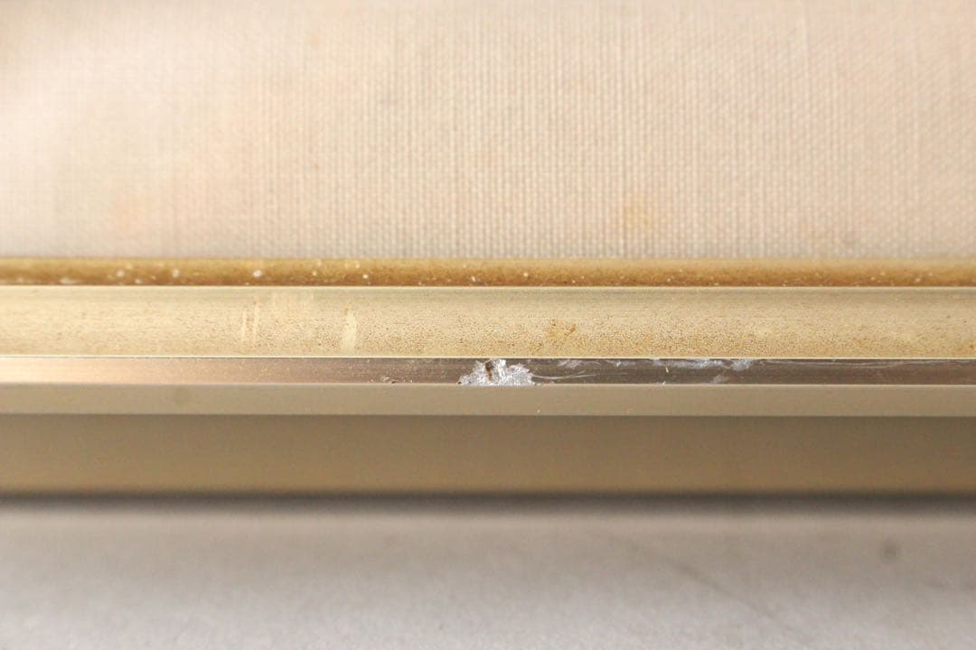 No5300 額装　倉光博之　金銘　「野尻湖」　日本画　6号　風景画　送料無料