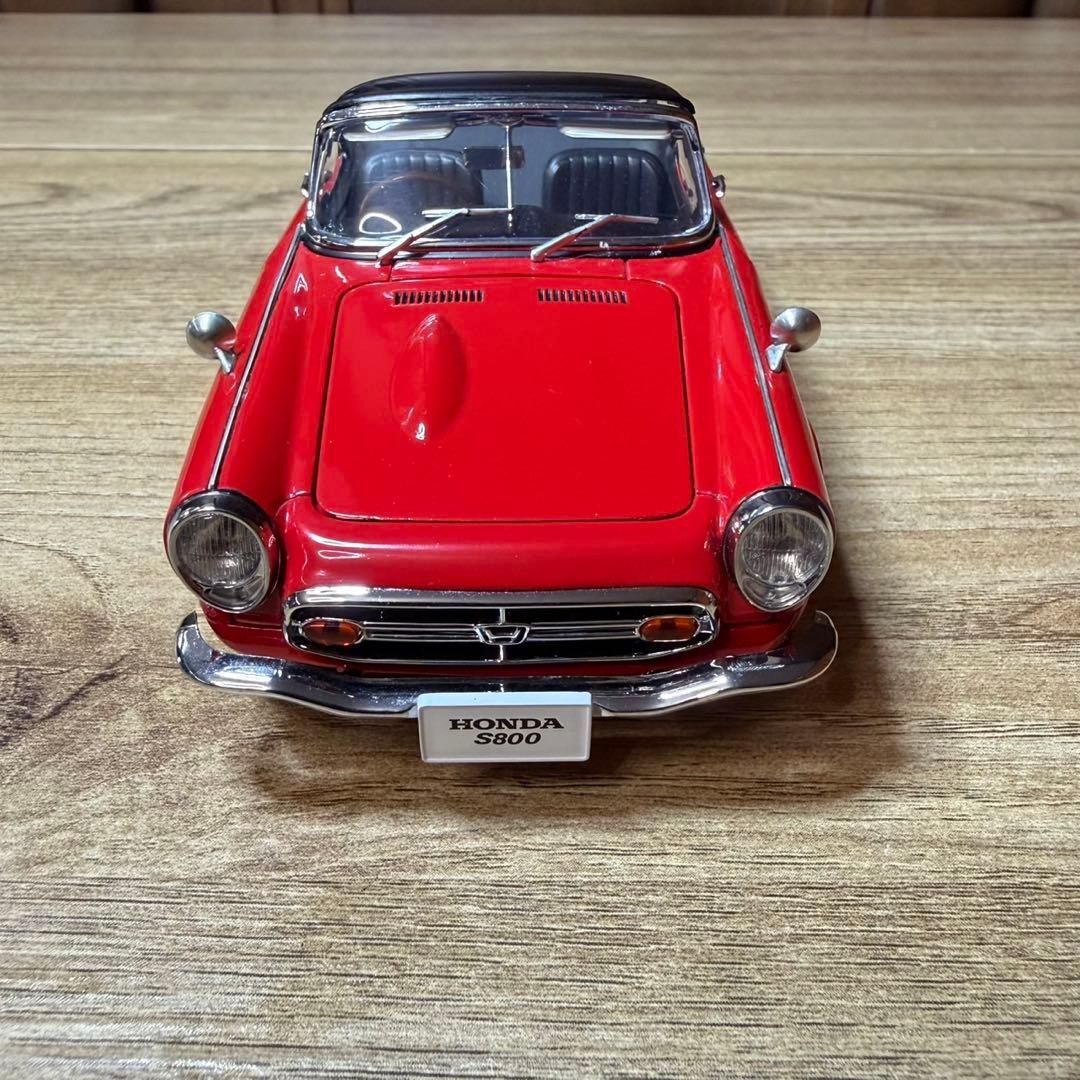自動車 EBBRO1/24Honda S800 ROADSTER 1966 Red
