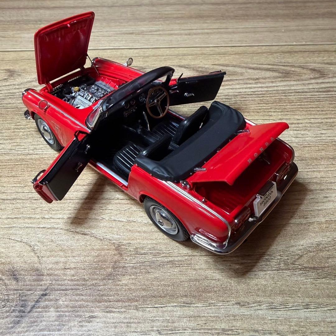 自動車 EBBRO1/24Honda S800 ROADSTER 1966 Red