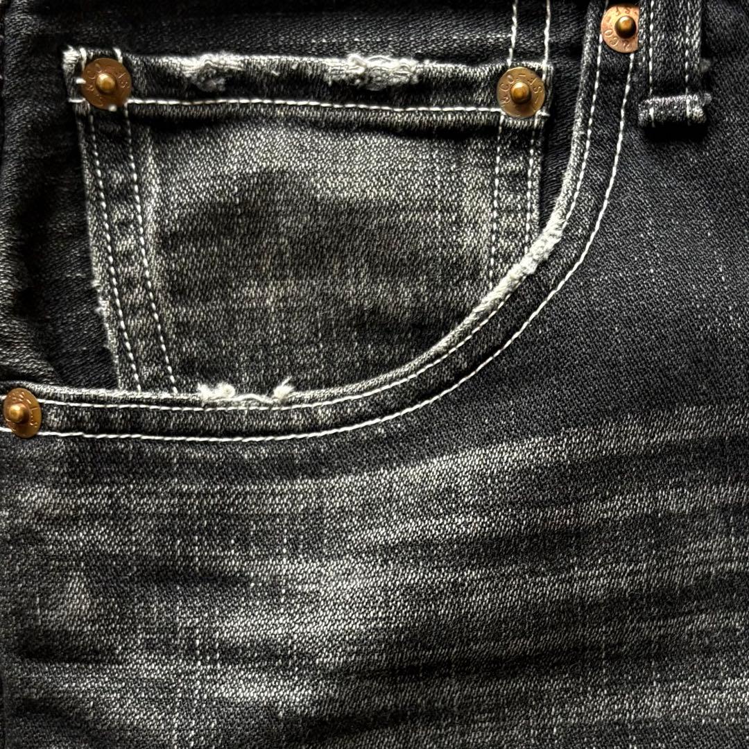 【完売品】リーバイス 569 504 501 ブラック バギーデニム 501XX