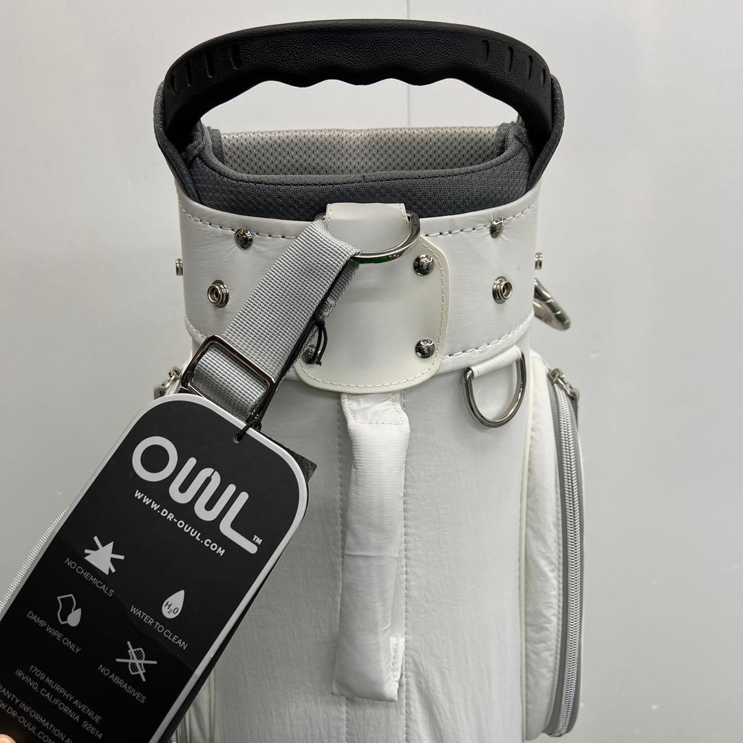 OUUL オウル 8インチ　ホワイト　ゴルフバッグ　キャディバッグ