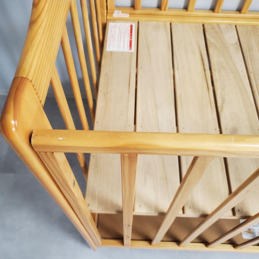 4/30値下げ☆除菌清掃☆カトージ KATOJI　ハイシート ベビーベッド