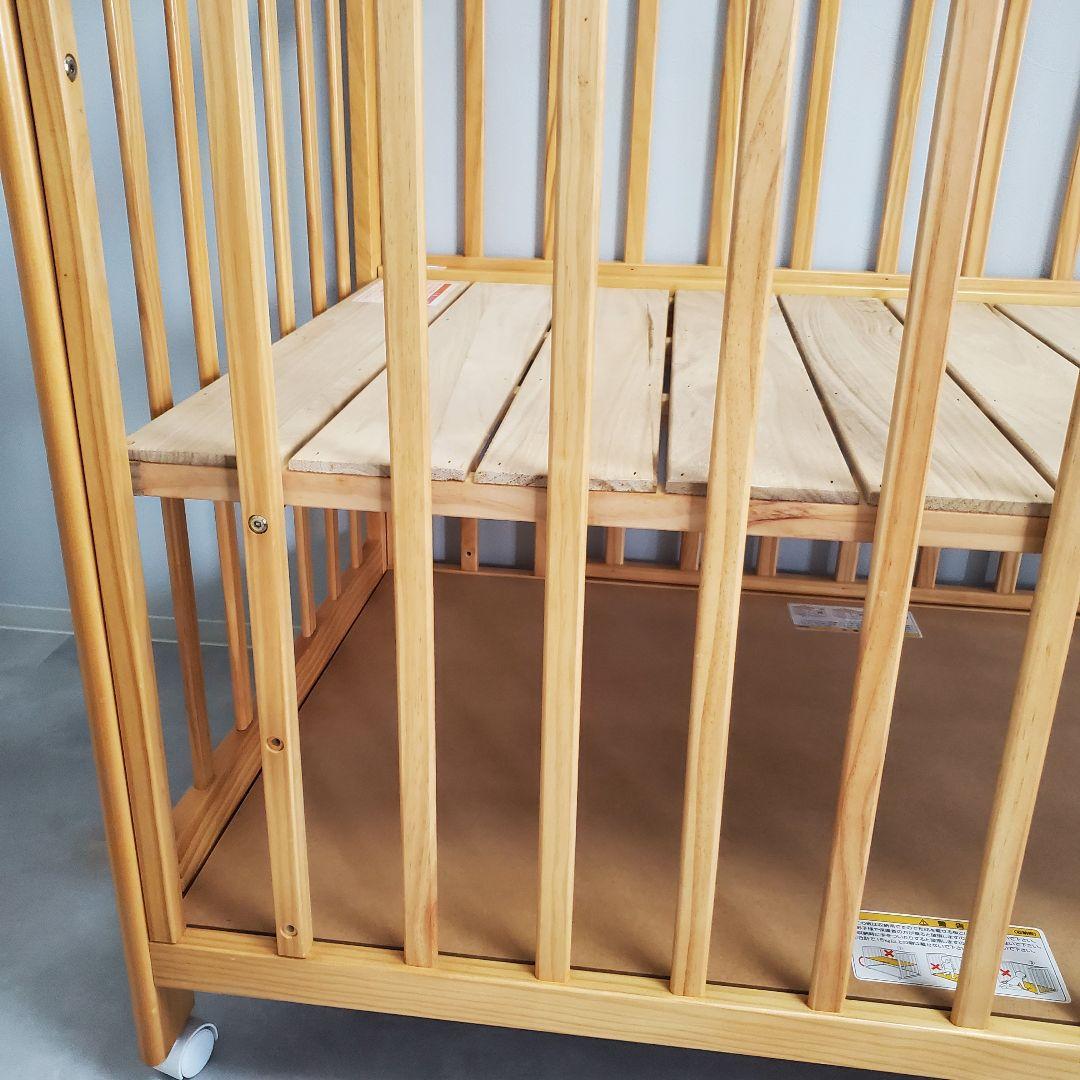 4/30値下げ☆除菌清掃☆カトージ KATOJI　ハイシート ベビーベッド