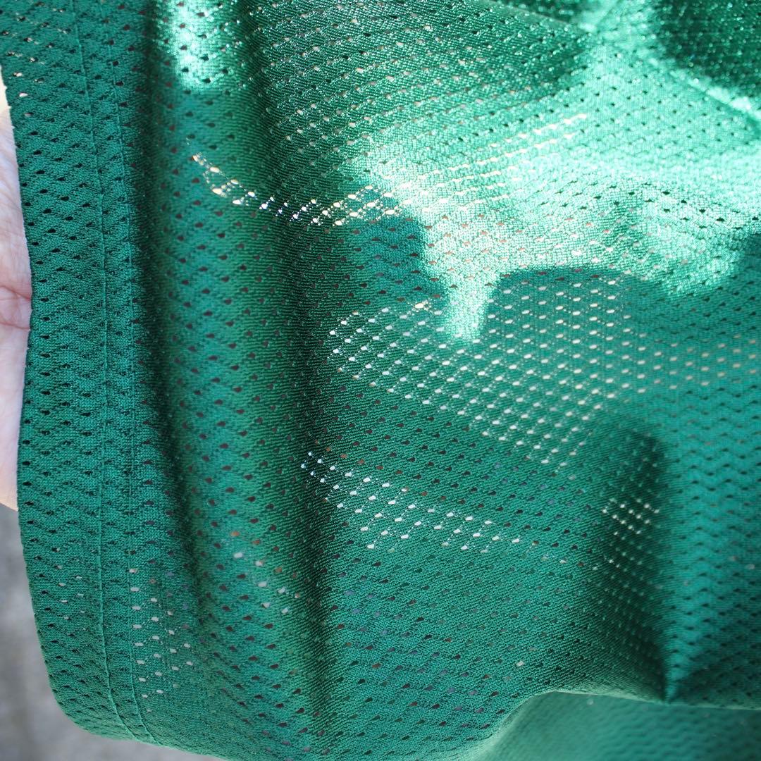 adidas × ノートルダム大学 アメフト 緑×金 大きめ 古着 ゲームシャツ