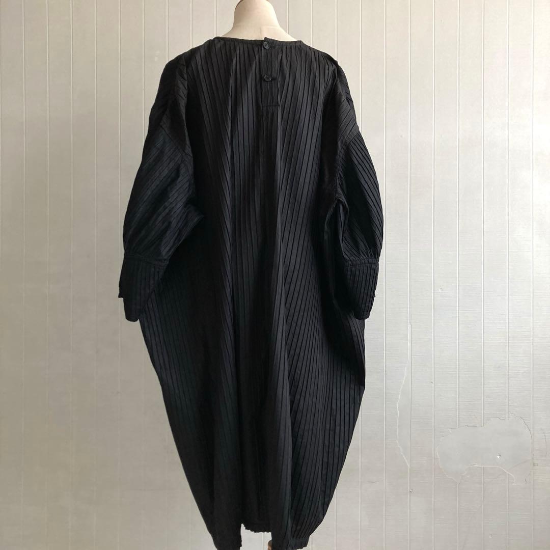 希少☆Y's初期タグ　プリーツワンピース　オーバーサイズ　タック　ヨウジヤマモト