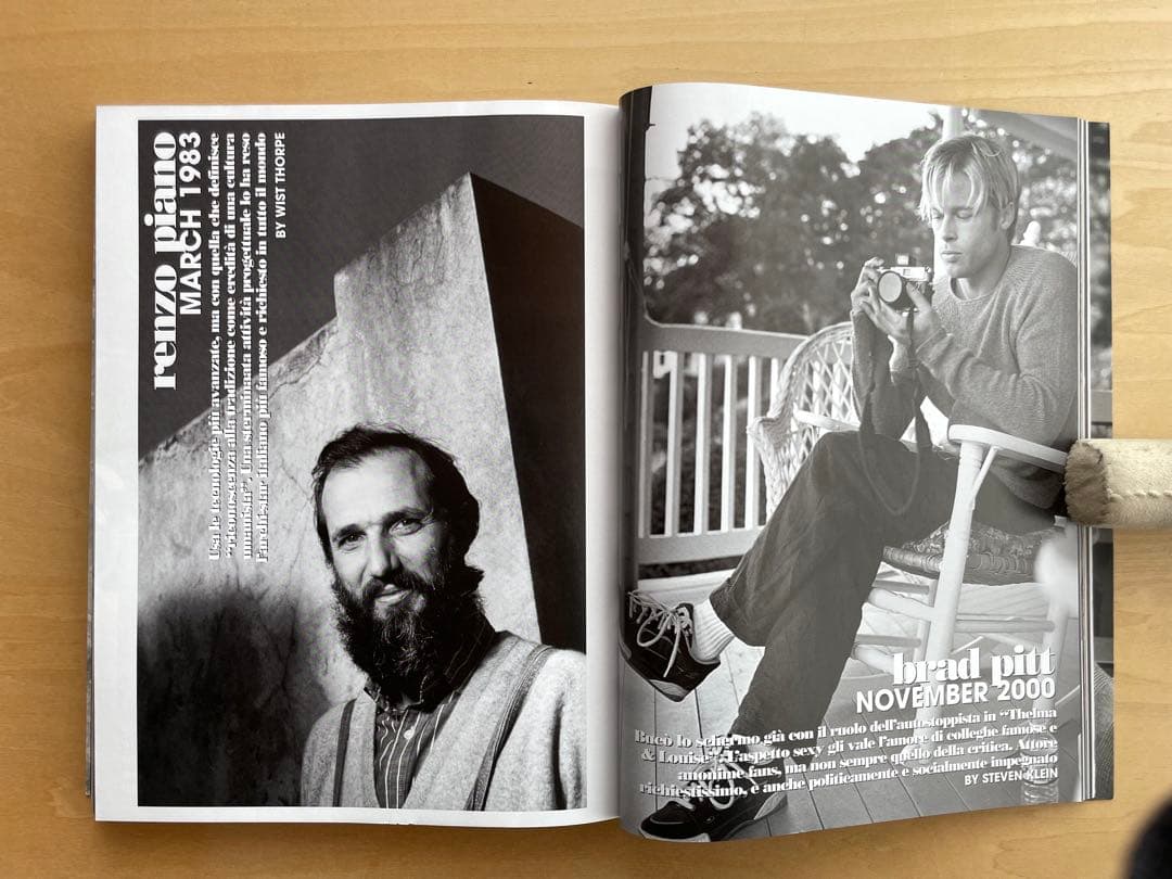 L'UOMO VOGUE 40周年記念特大号 ブルース・ウェーバー