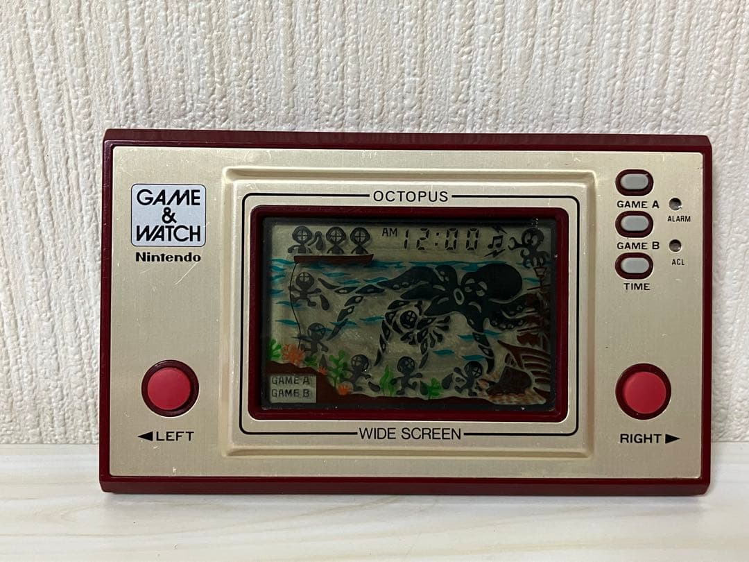 ゲーム＆ウォッチ ワイドスクリーン　オクトパス　任天堂