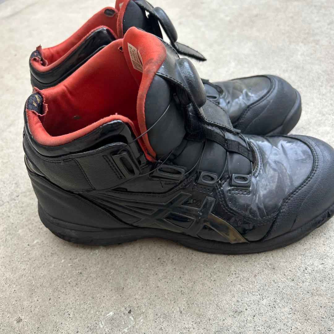 入手困難　限定黒赤BOAシステム ハイカット安全靴