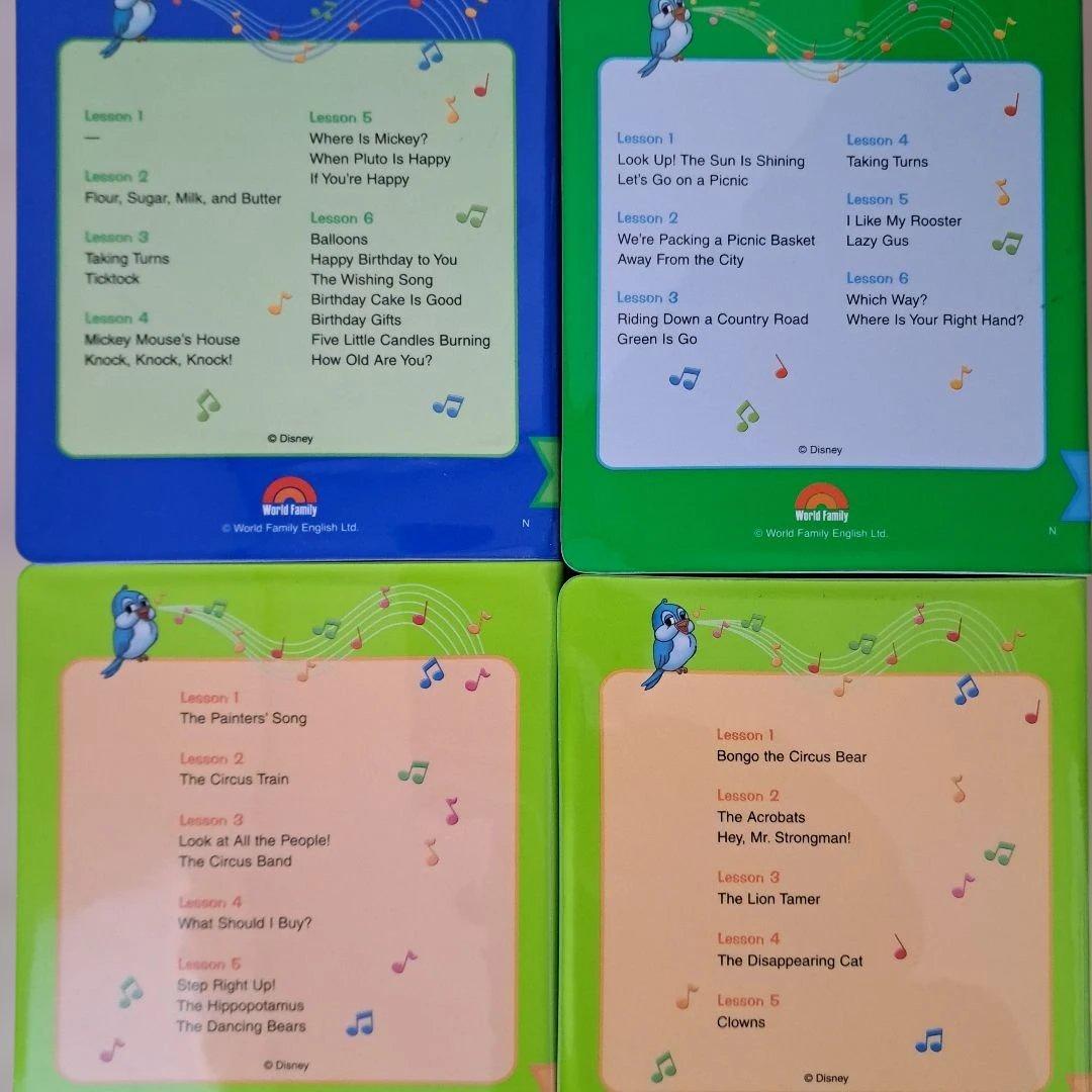 ディズニー英語システム　ステップバイステップ　DVD　本　CD　まとめ売り