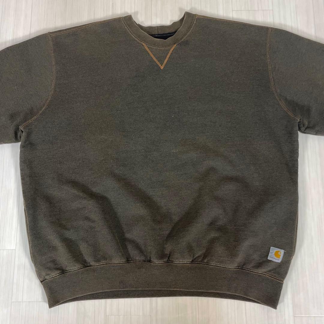 ☆希少☆Carhartt サーマルライナー スウェット カーキ ヘビーウエイト