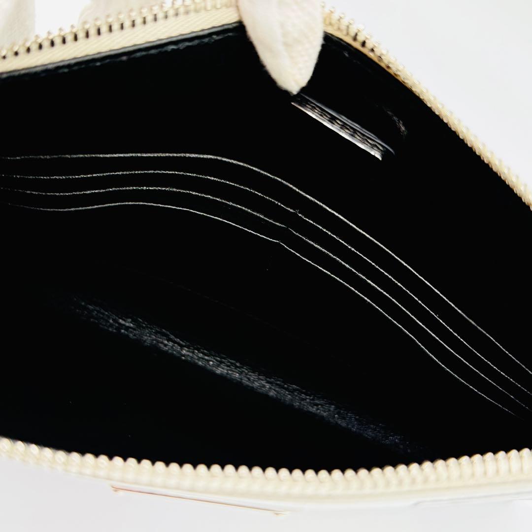 【レア】プラダ マルチカラー レザー 三角プレート クラッチバッグ