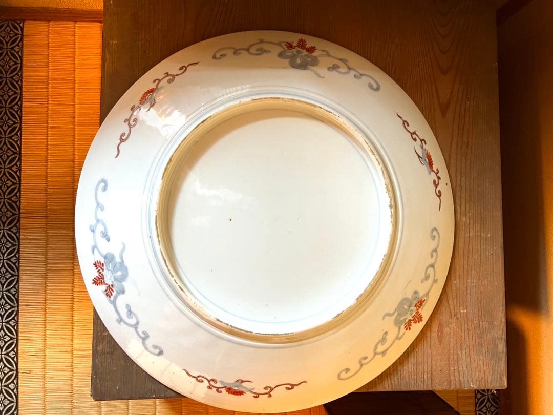 蔵出し　大皿　アンティーク　古伊万里