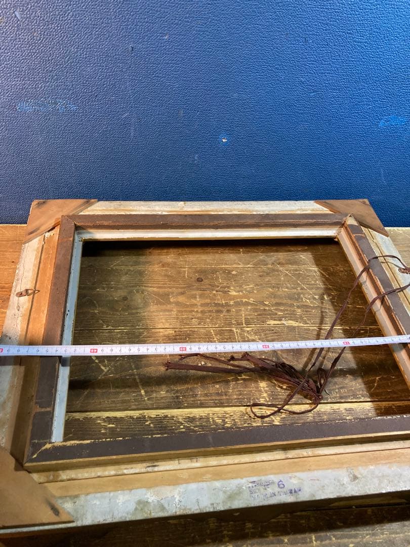 H 額縁　アンティーク調　ヴィンテージ　ゴールド　金色　アート　油絵