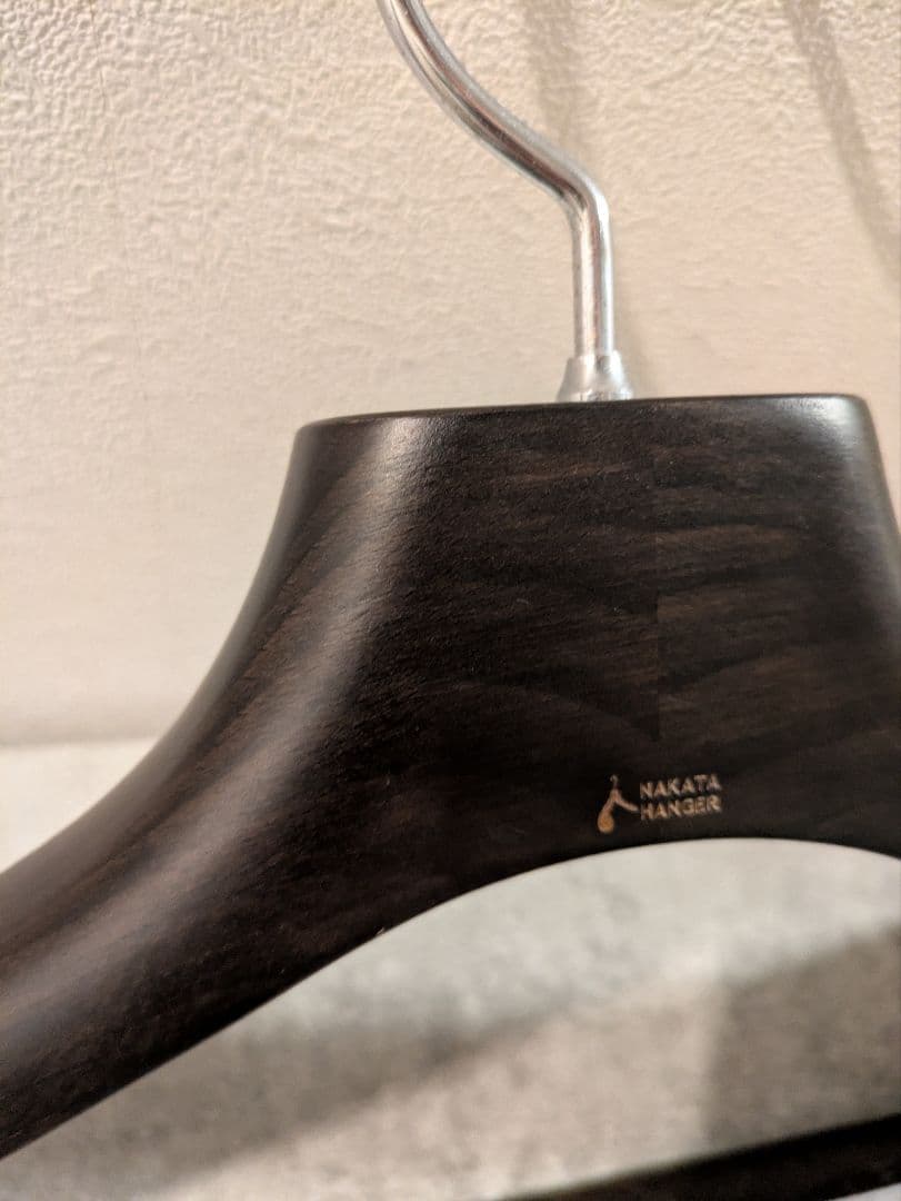 ぴぴぴ NAKATA HUNGER(スーツハンガー) スモークブラウン4本