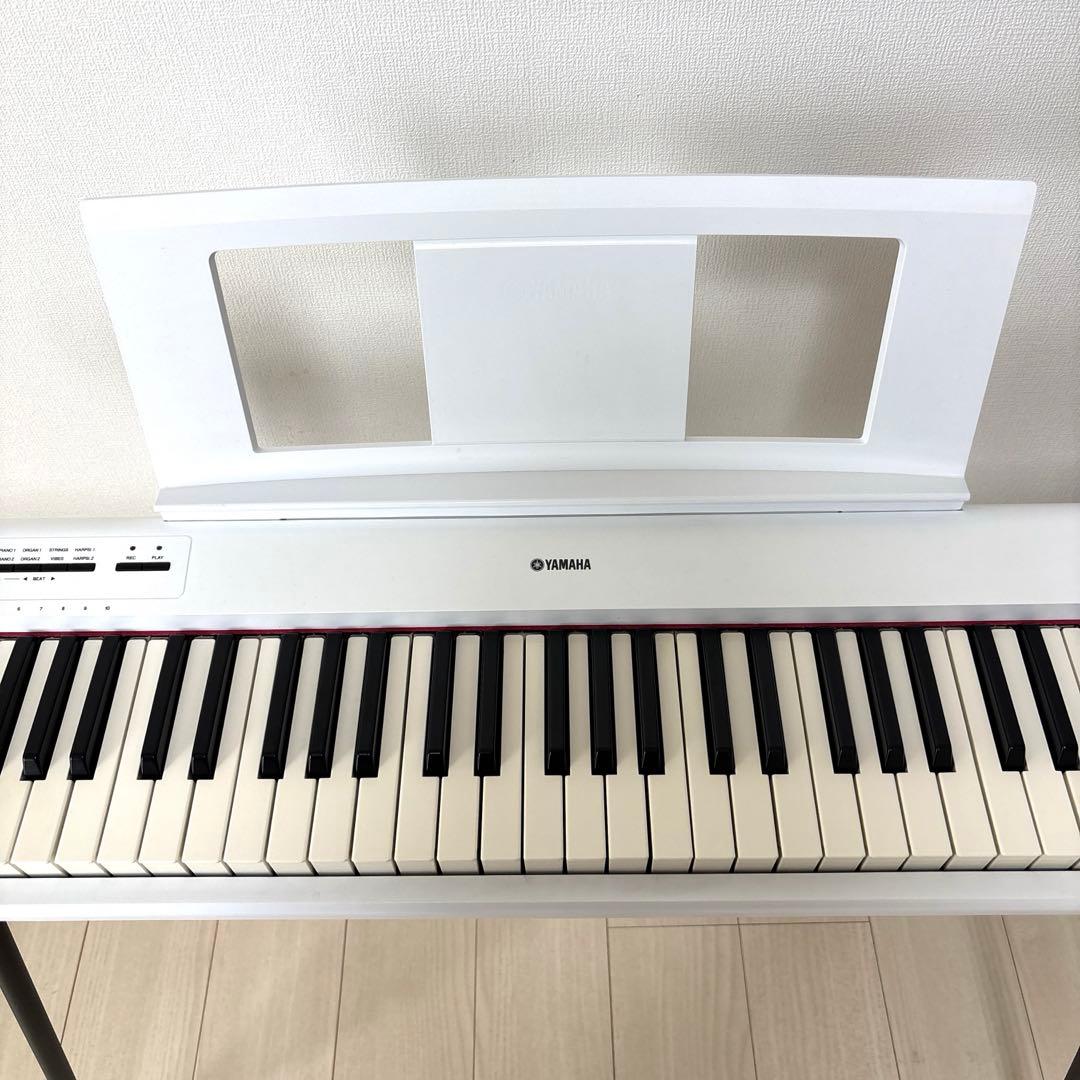 Yamaha 61鍵 ホワイト電子ピアノ