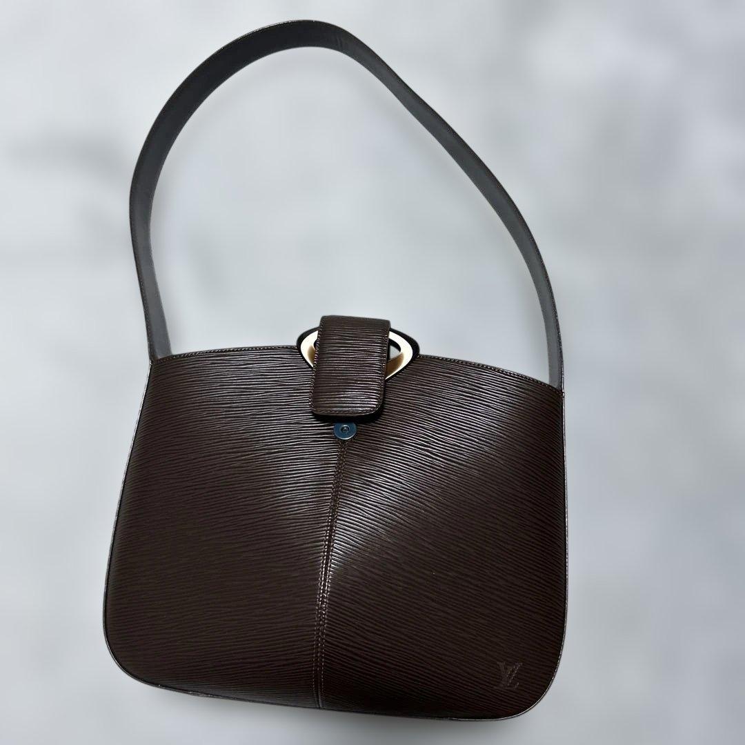ルイヴィトン　エピ レヴリ モカ ブラウン ワンショルダーバッグ M5216D