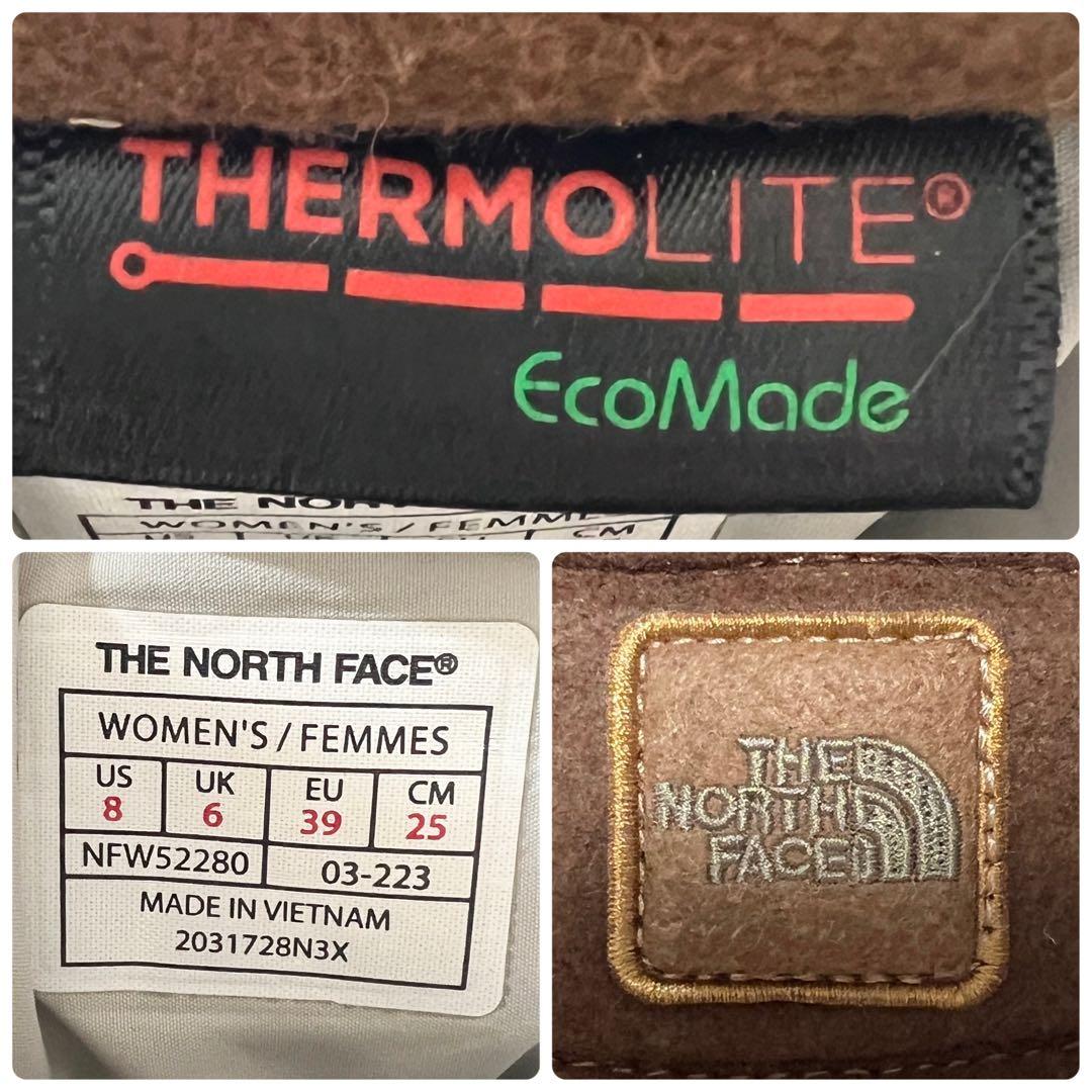 未使用級★THE NORTH FACE ヌプシ ショート ウィンターブーツ 25