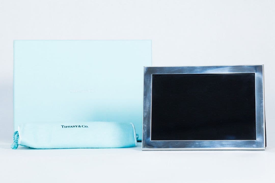 新品Tiffany & Co. フォトフレーム PEWTER/錫製 定価21万