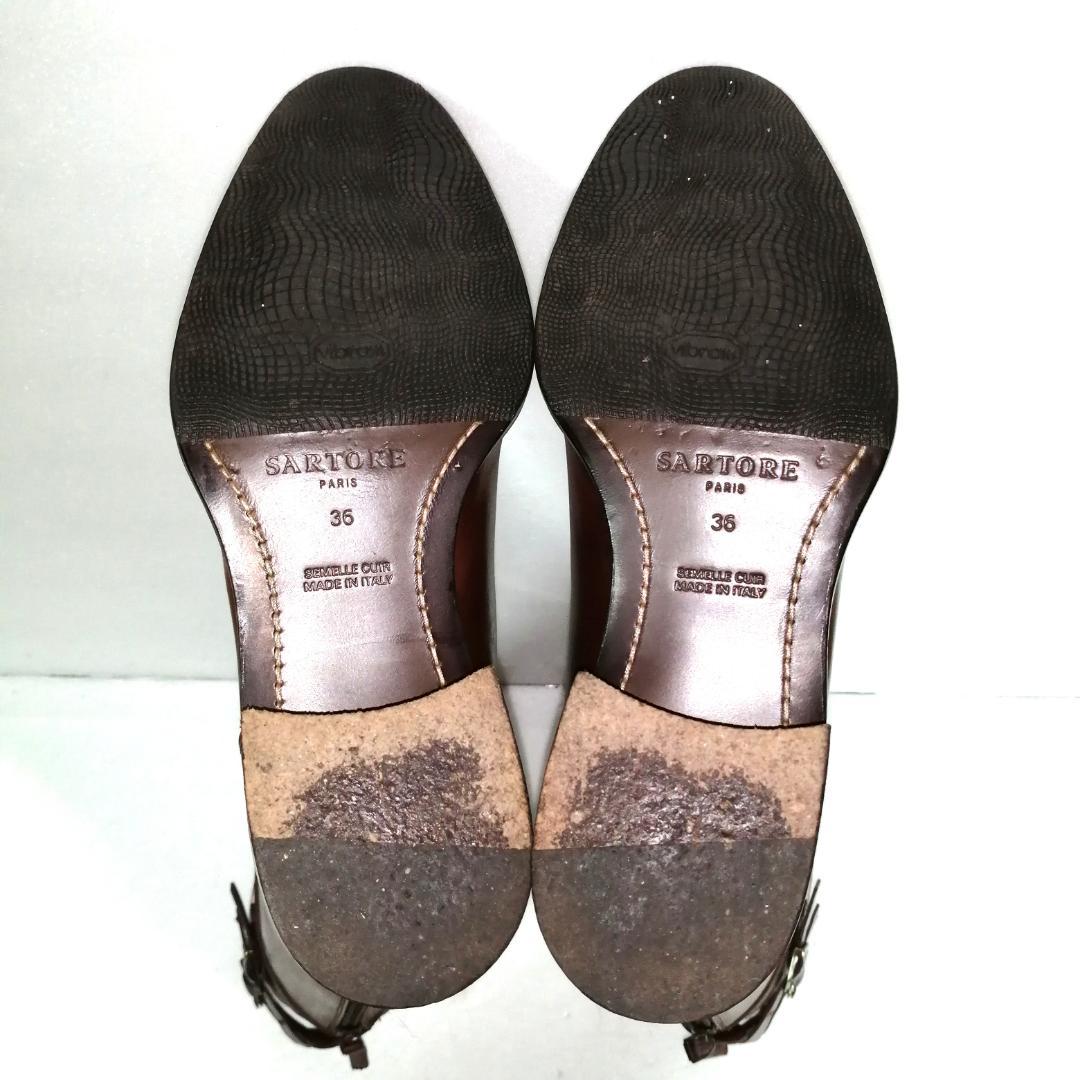 sartore ジョッキーブーツ　ロングブーツ　ダブルストラップ