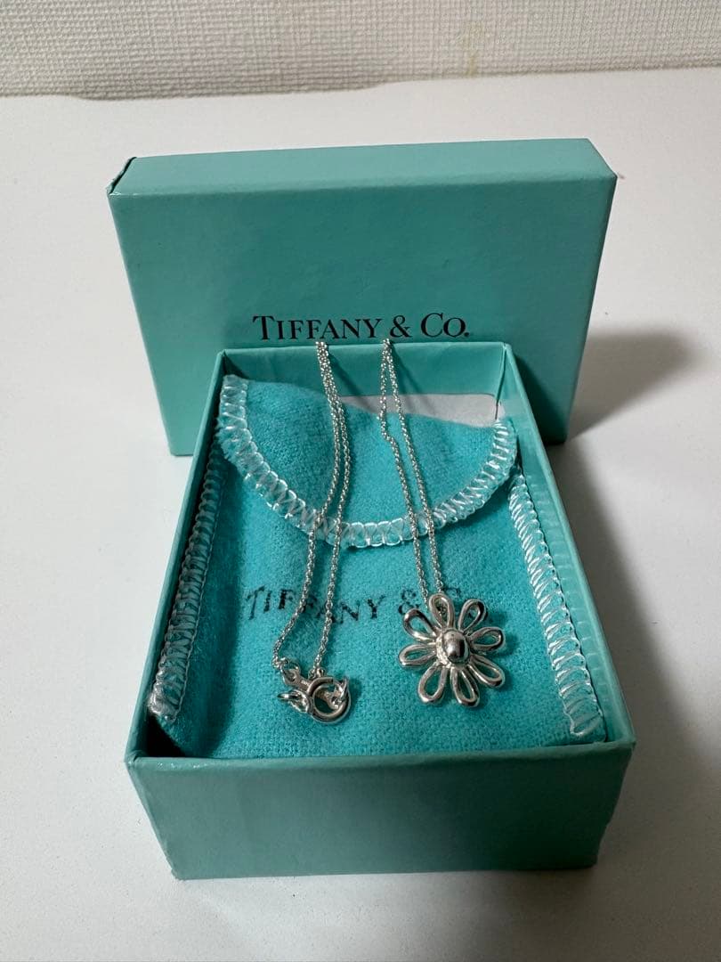 美品 TIFFANY ティファニー デイジー シルバーネックレス