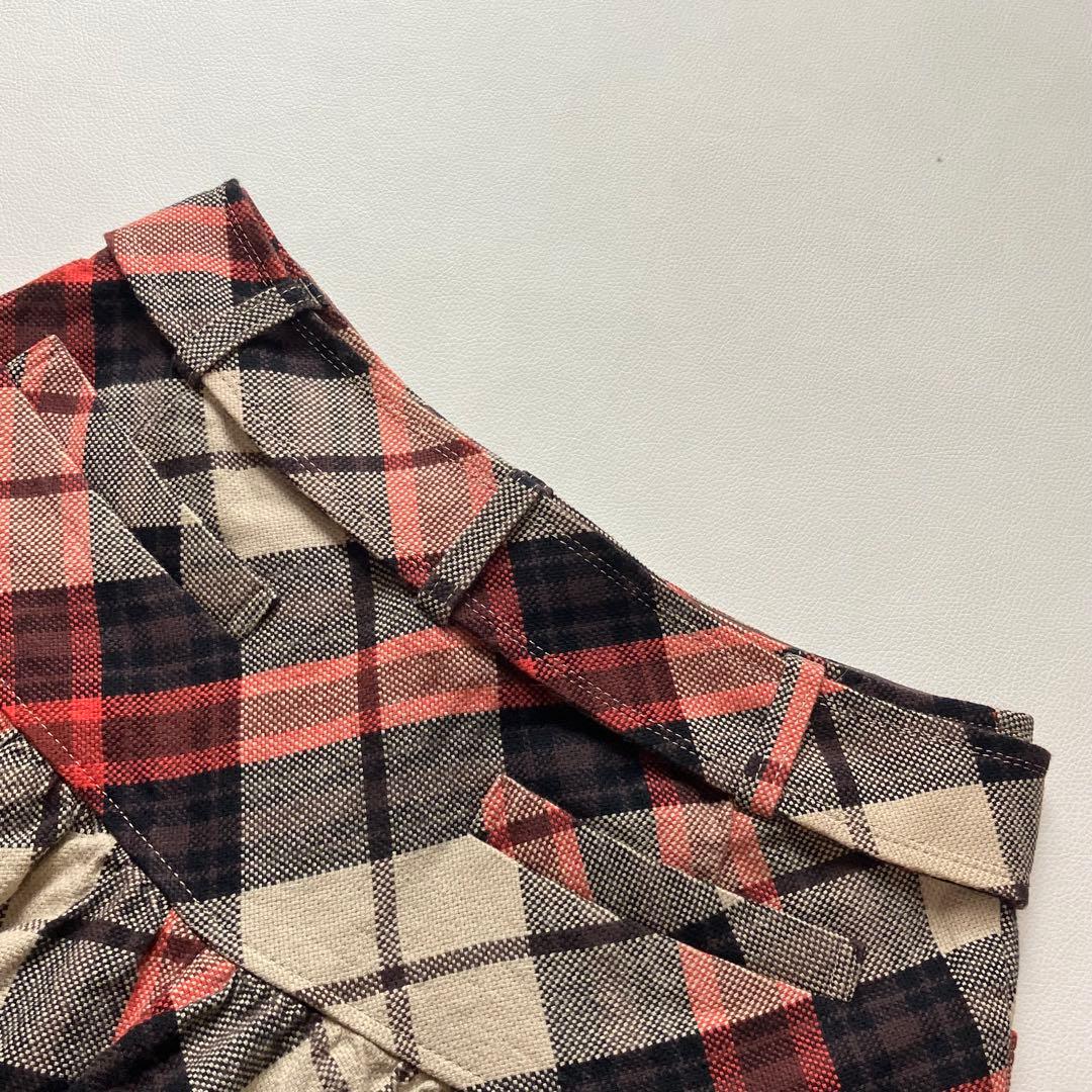 バーバリーブルーレーベル　キュロットスカート　ベルト　ノバチェック　36