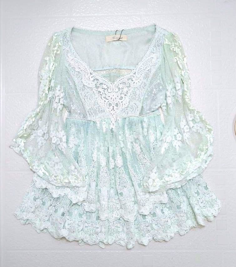 新品 タグ付き SNIDEL レース チュニック