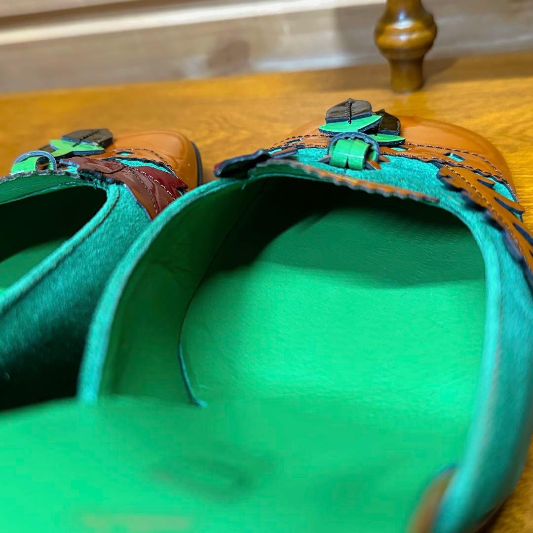 レア！ PRADA ヴィンテージ F/W 1999 秋色 リーフ ミュール