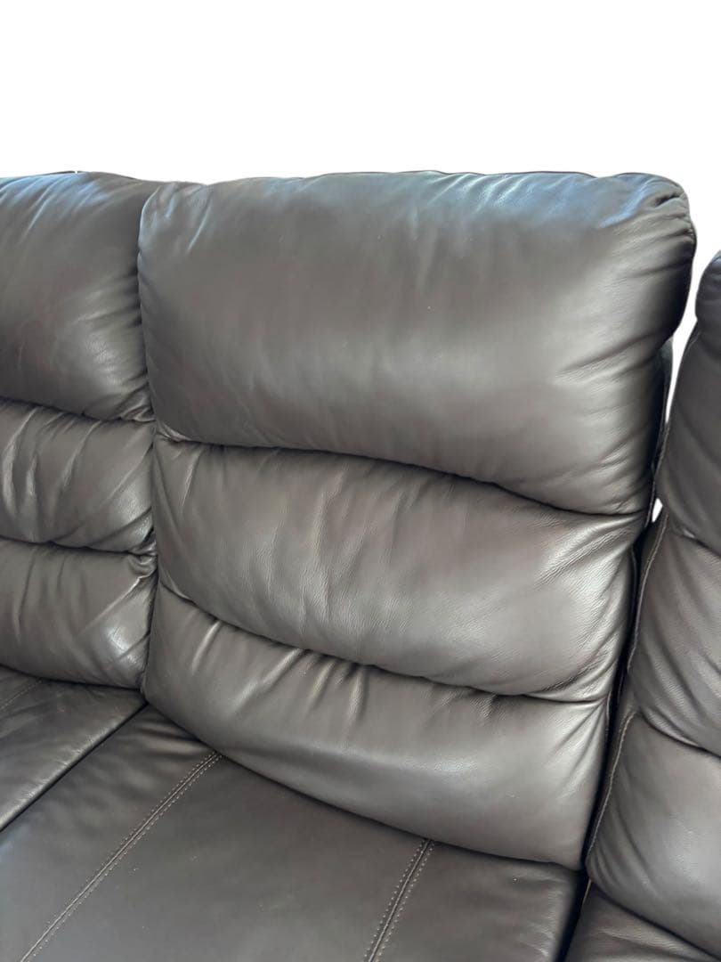 限定配送 電動リクライニングソファ NITORI 3人掛け用 動作品 羽 F