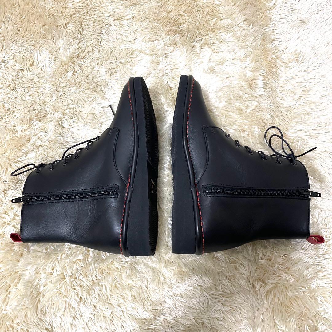 センソユニコ 慈雨 ブーツ 厚底 本革 サイドジップ 日本製 22.5cm