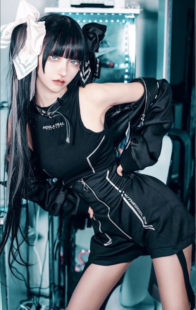 【HIDOLATRAL THEODOL】Cyber Journeyショートパンツ