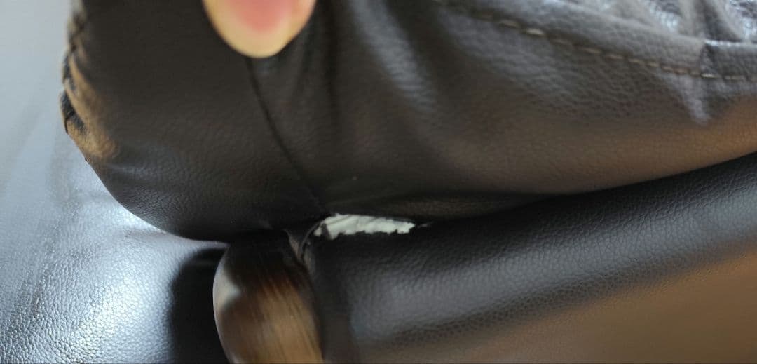 ★専用★ ニトリ 二人掛けソファ コウテイ 合成皮革 ダークブラウン Nシールド