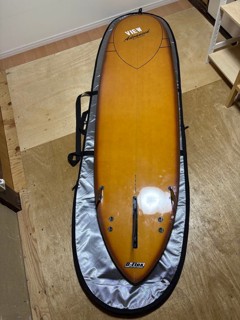 ADVANCED サーフボード 7.4 ロングボード サーフィン ミニロング