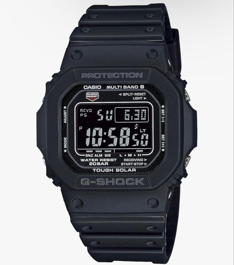 【G-SHOCK 】GW-M5610U-1BJF ブラック デジタル腕時計