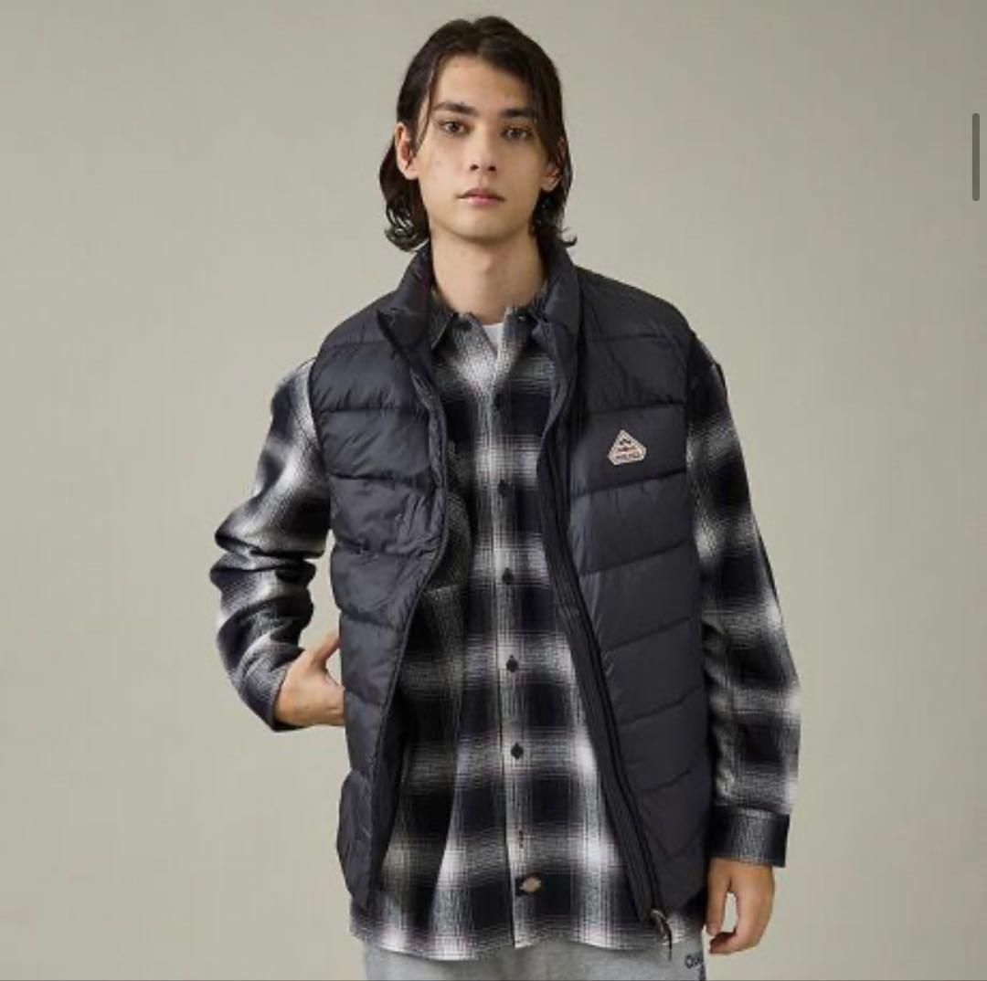 【極美品】PYRENEX ダウンベスト Lサイズ ブラック 付属品完備