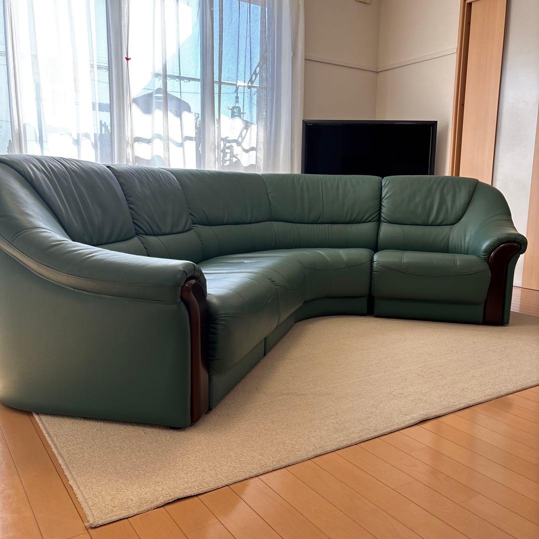 更にお値下げ‼️【直接引き取り限定】　コーナーソファ　5人掛け　福岡県