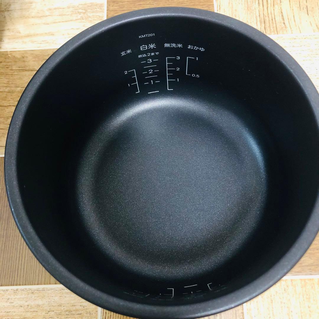 【新品・未使用】BALMUDA 炊飯器 3合炊き　K03A バルミューダ