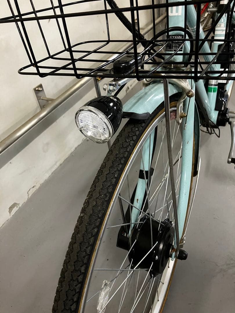 水色 シティタイプ 電動アシスト自転車