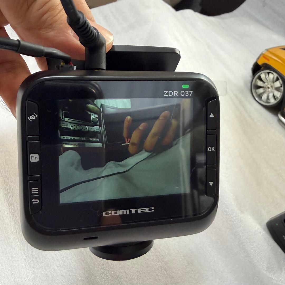 コムテック ドライブレコーダー ZDR037 中古品