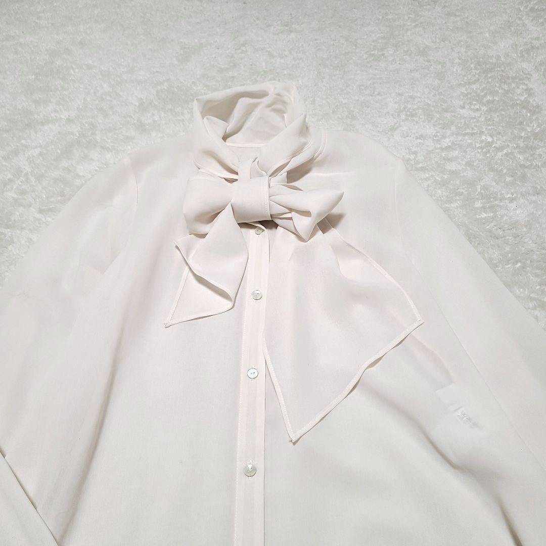 【美品】2024年製　ガリャルダガランテ　フィネスボウタイブラウス　とろみ素材