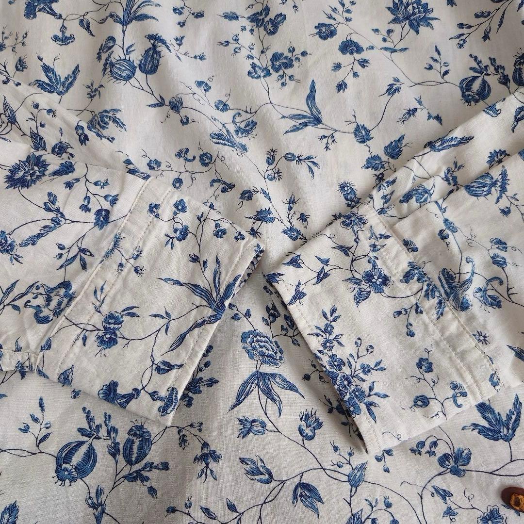 45R フラワータペット 908 オーシャンスタンドシャツブラウス 45rpm