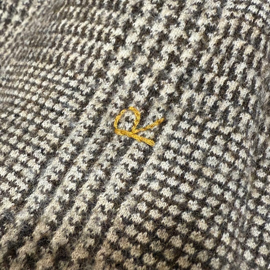 極美品 45R 45rpm ジャージフラノのドレス ワンピース ウール 現行タグ