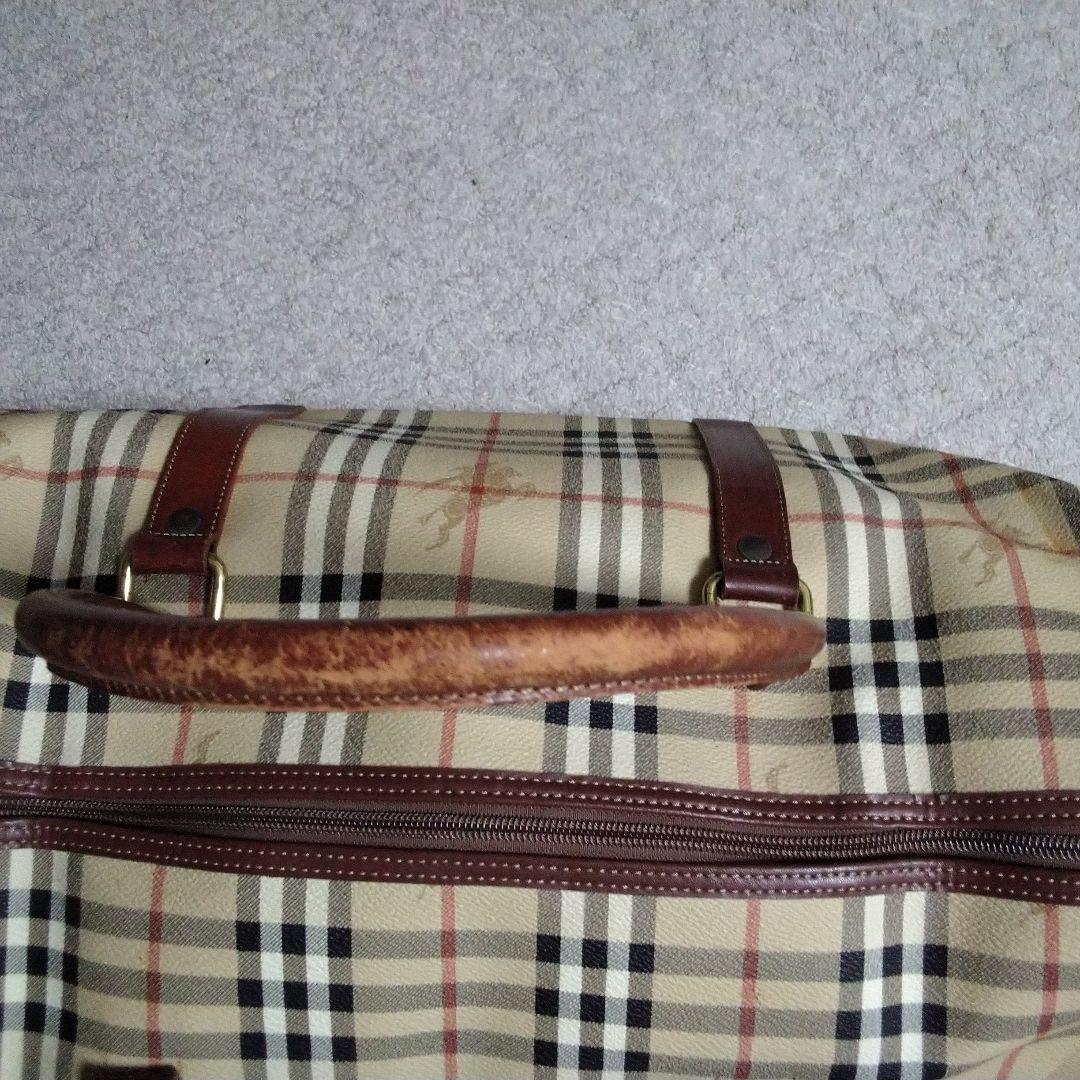BURBERRY バーバリー 大容量　シャドーホースボストンバック ノバチェック