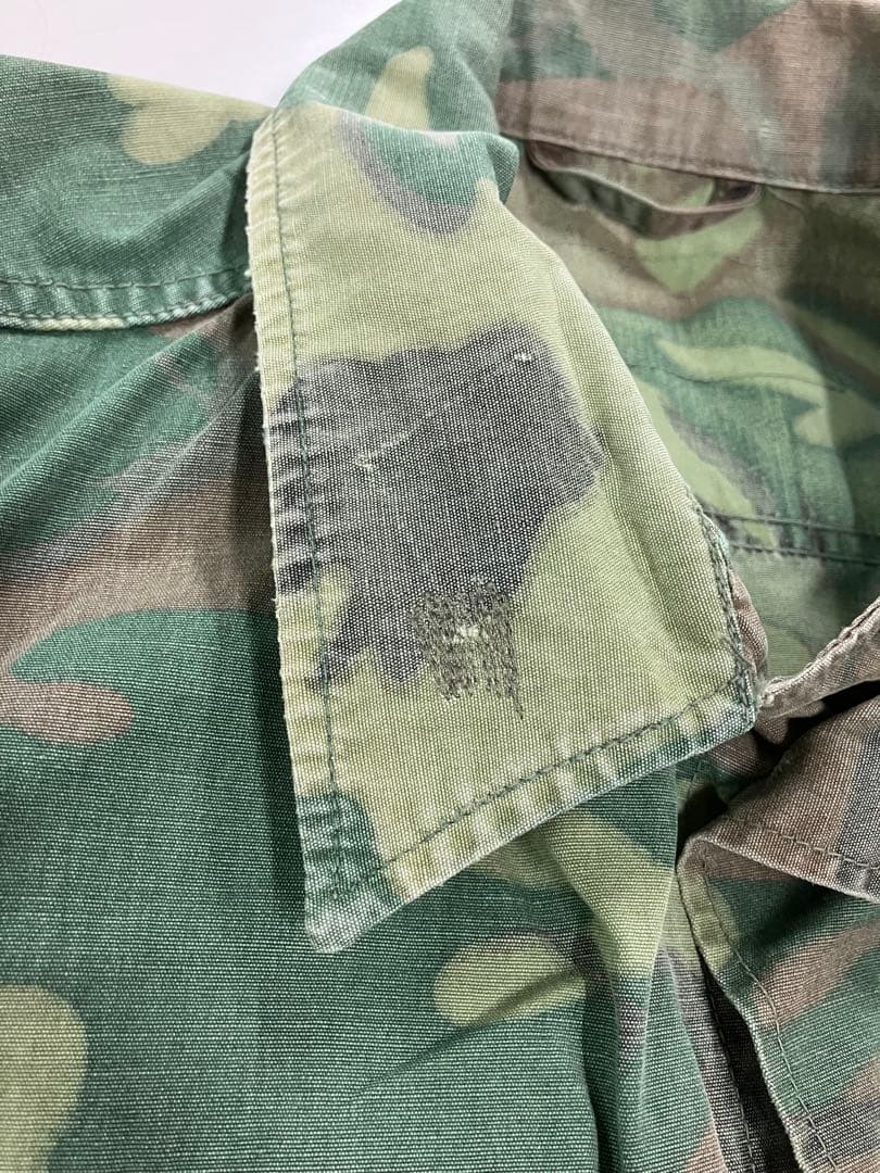 米軍実物 60's ERDL ノンリップ　ジャングルファティーグ　モディファイ