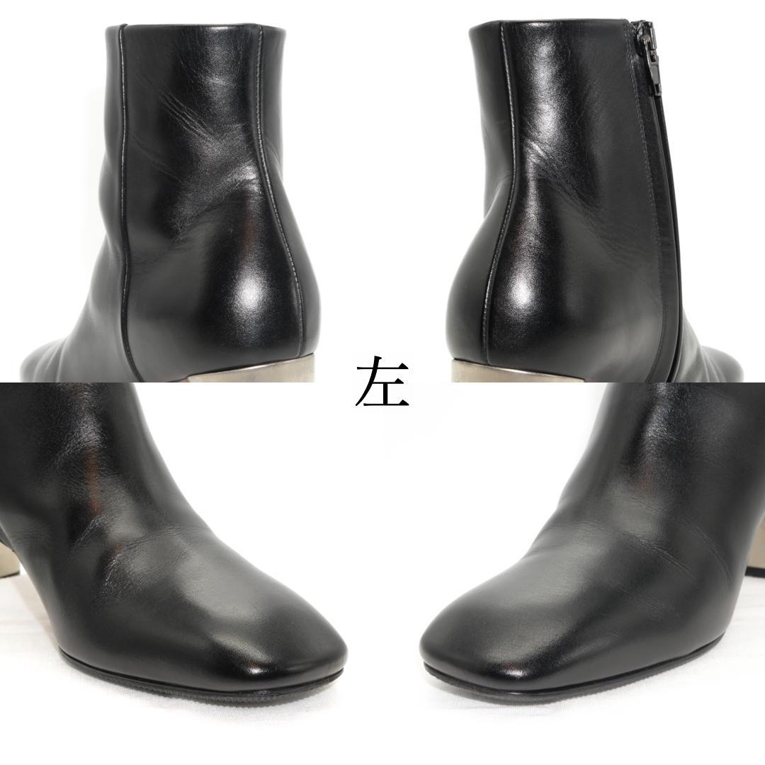 35　CELINE　BAMBAM　黒　メタルヒール　フィービー期　7cmヒール