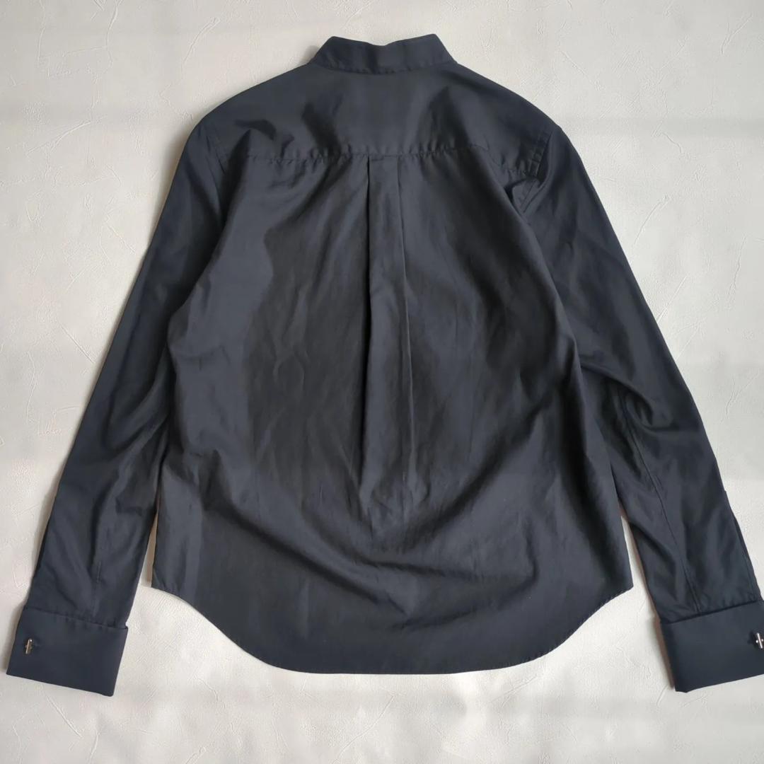 美品 ノワールケイニノミヤ カフスボタン付き 長袖 シャツ ブラウス 綿100％